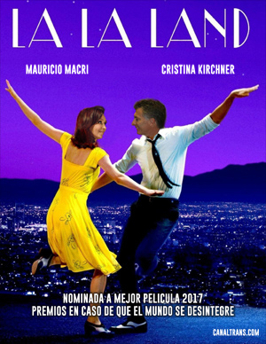 Mauricio Macri y Cristina Kirchner - La La Land - Premios ECDQEMSD