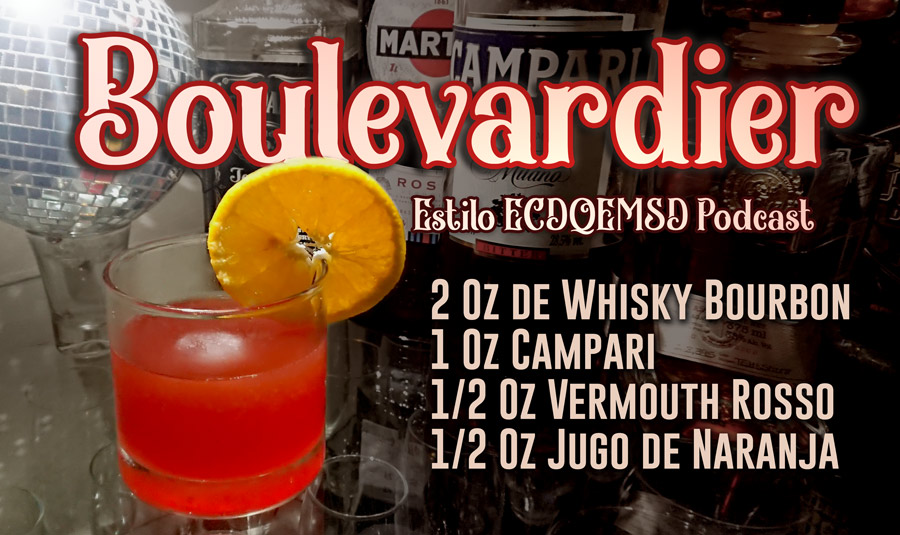 BOULEVARDIER Cocktail cóctel
