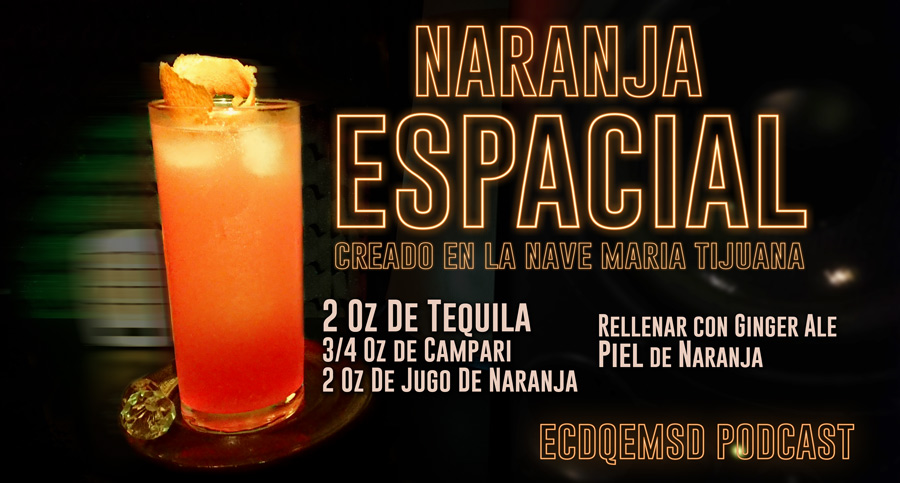NARANJA	ESPACIAL Cocktail cóctel